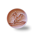Signature Origami Slow Feeder Blush