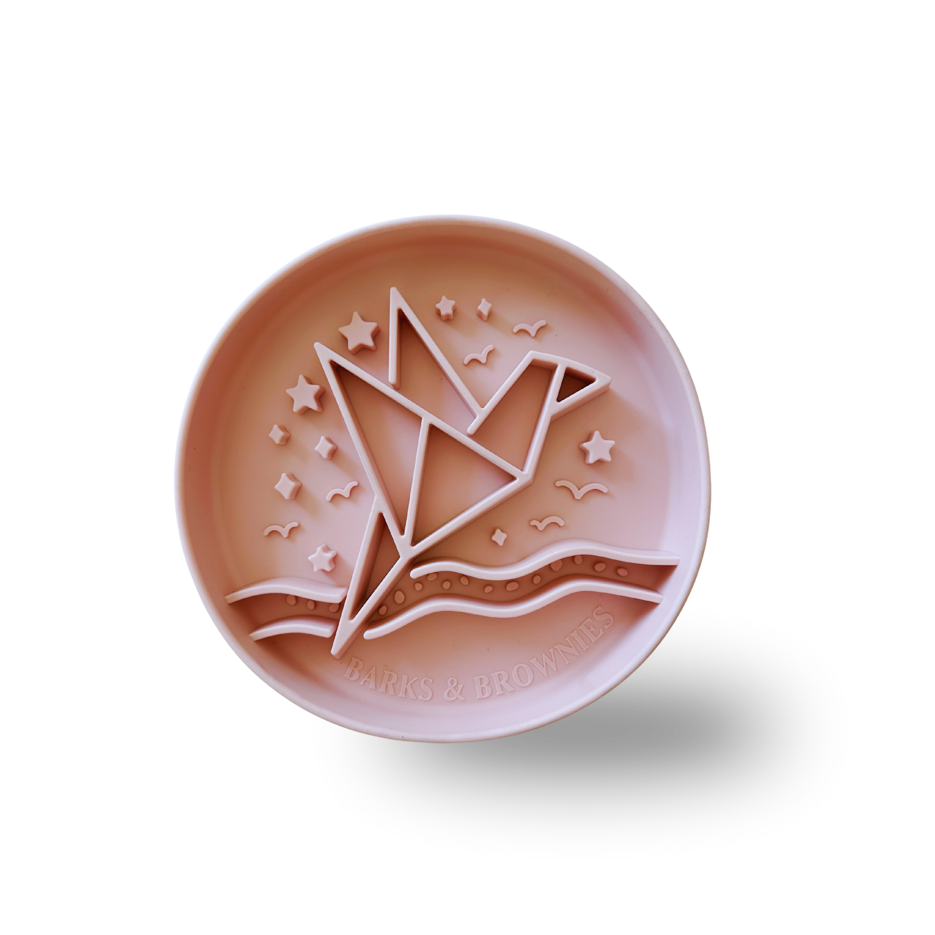 Signature Origami Slow Feeder Blush