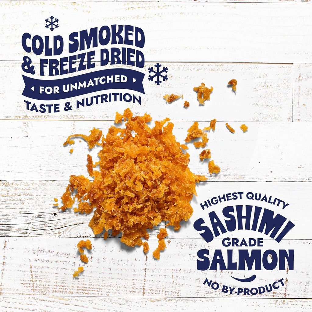 Freeze-Dried Salmon Sprinkles (Topper) for Cats, 1.3oz