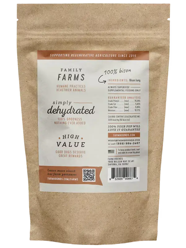 Freeze-Dried Bison Lung