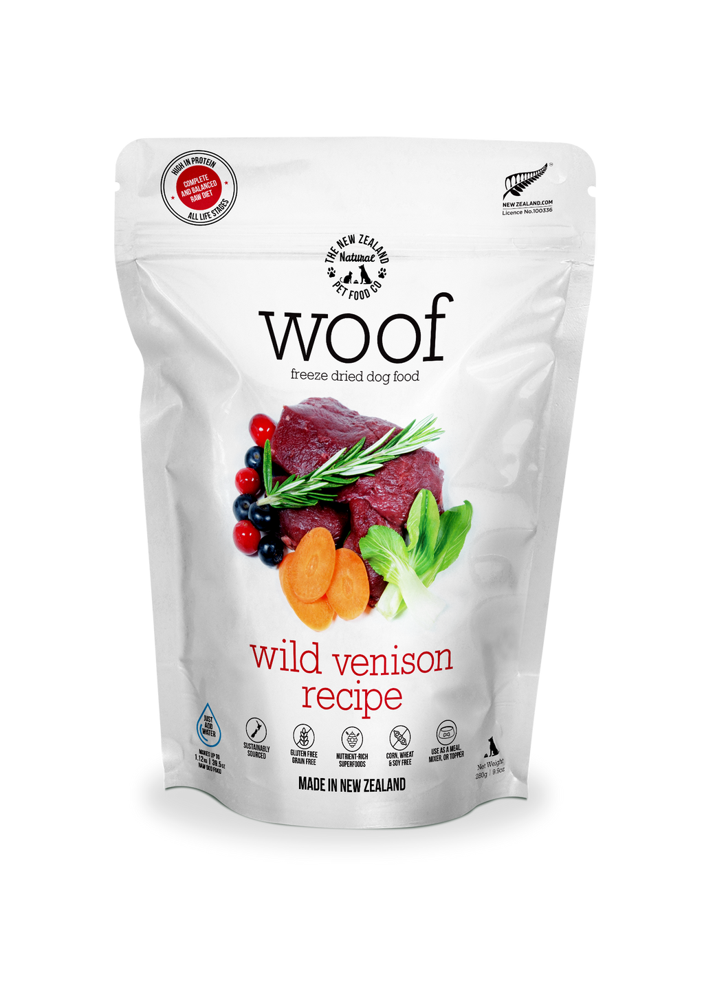 Wild Venison Freeze Dried Dog Food