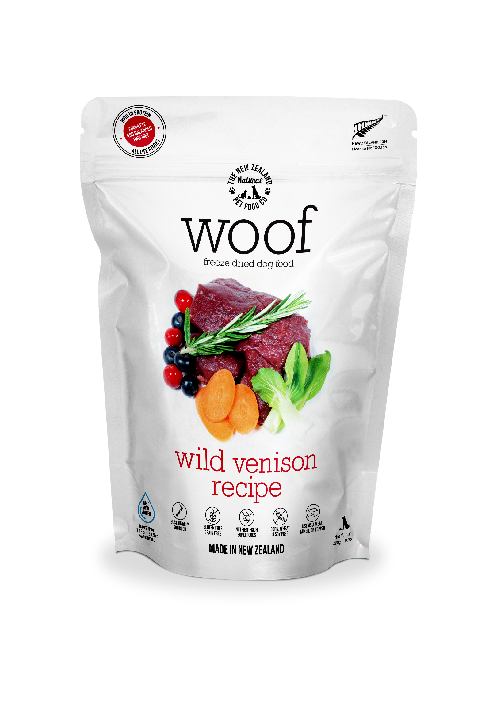 Wild Venison Freeze Dried Dog Food