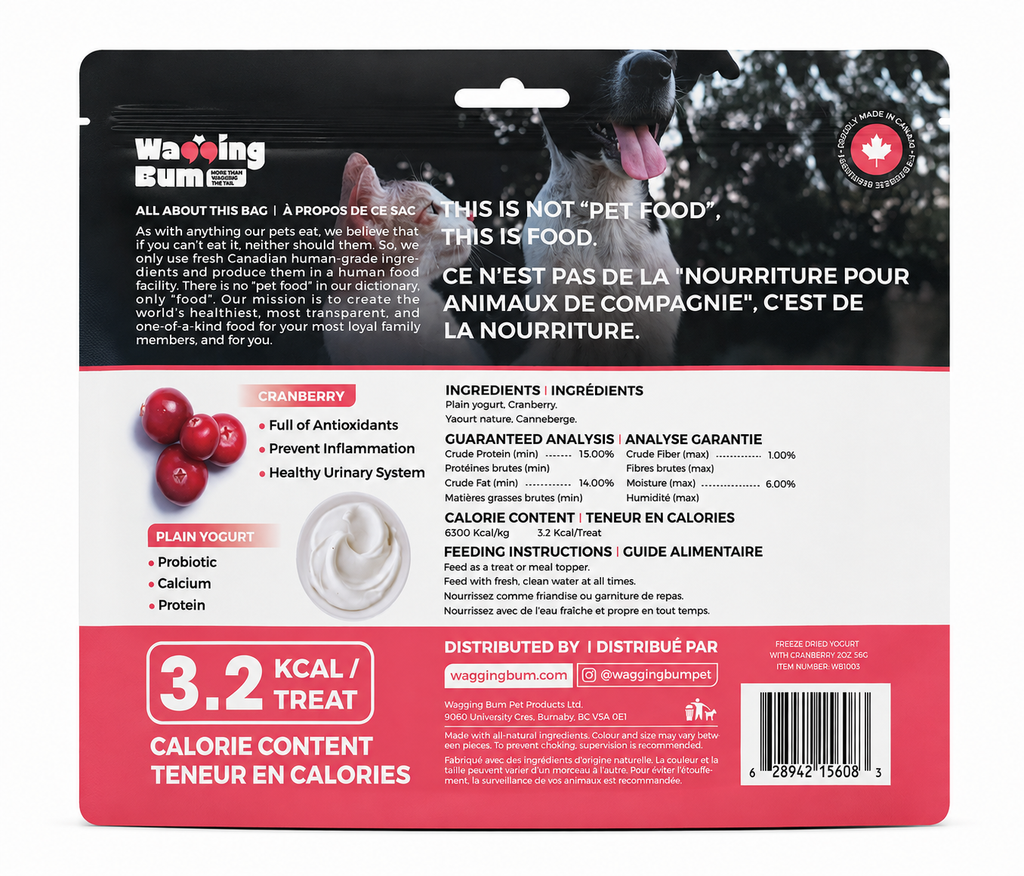 ANYTIME YOGURT! Freeze-dried Greek Yogurt with Cranberry