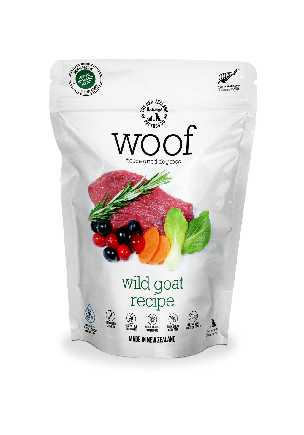Wild Goat Freeze Dried Dog Food