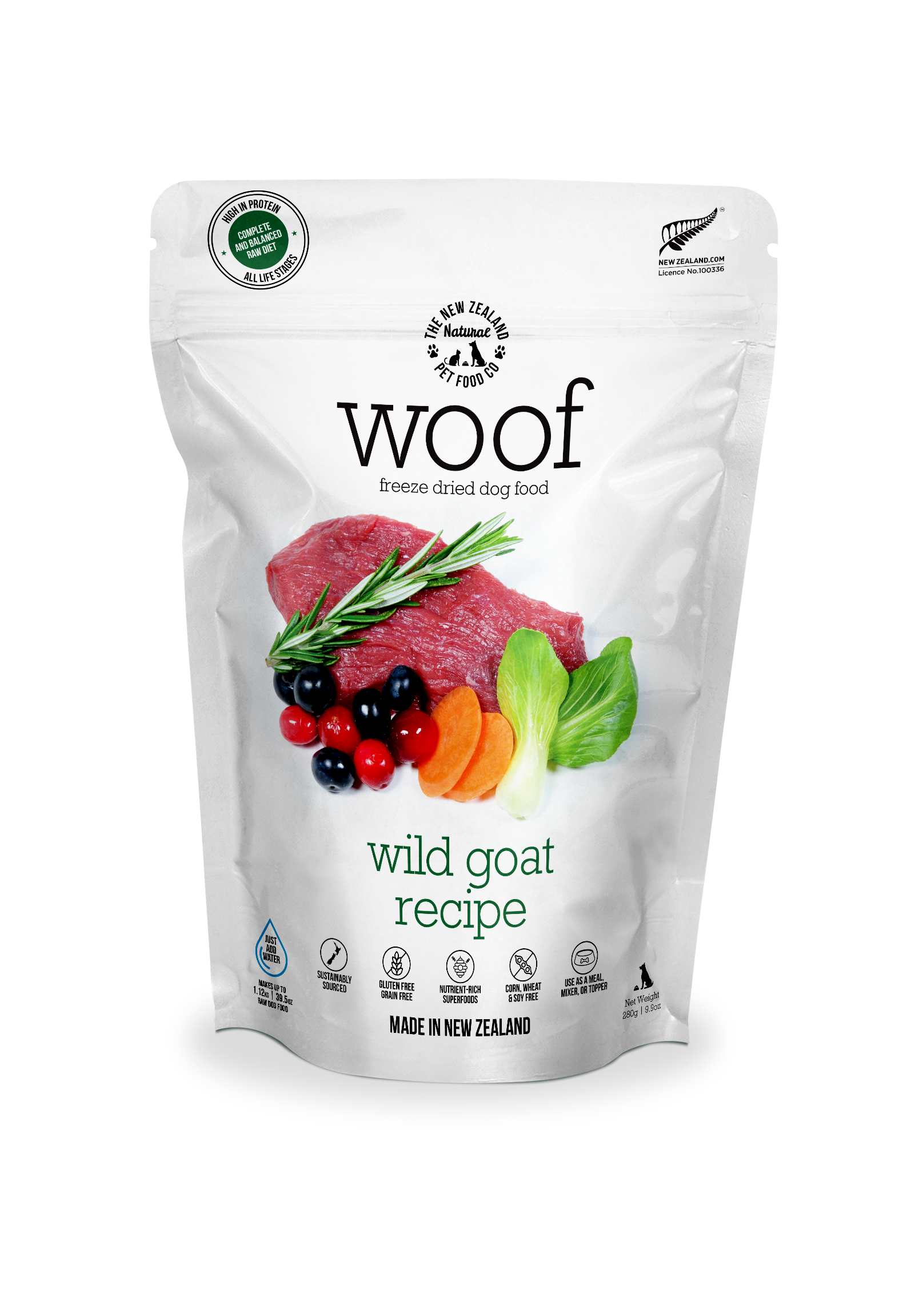 Wild Goat Freeze Dried Dog Food