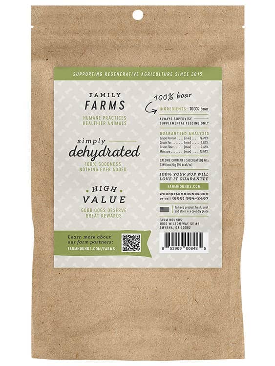 Boar Trainer - All-Natural Dog Treats - 4.5oz