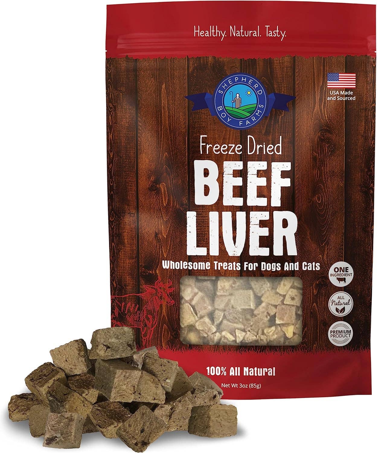 Freeze-Dried Beef Liver Treats