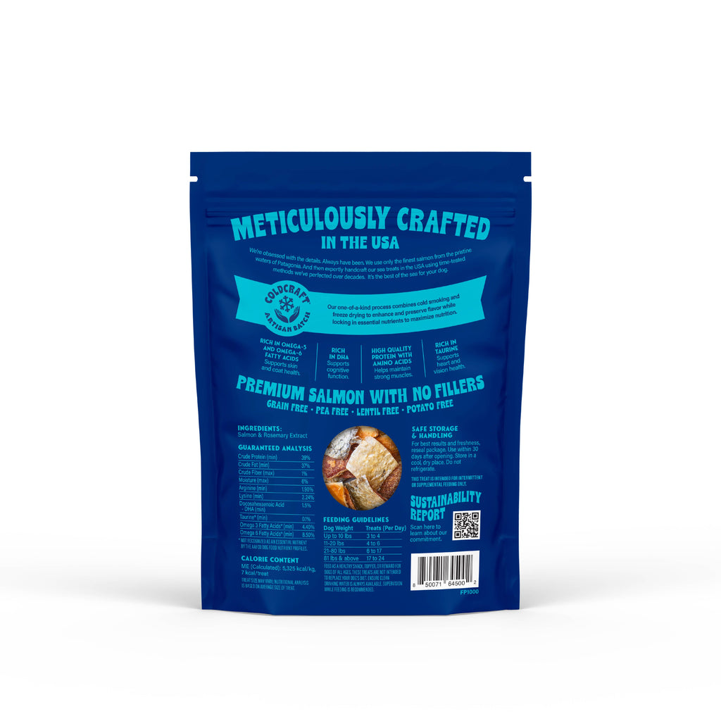 Freeze-Dried Salmon Skin Bites for Dogs, 2oz