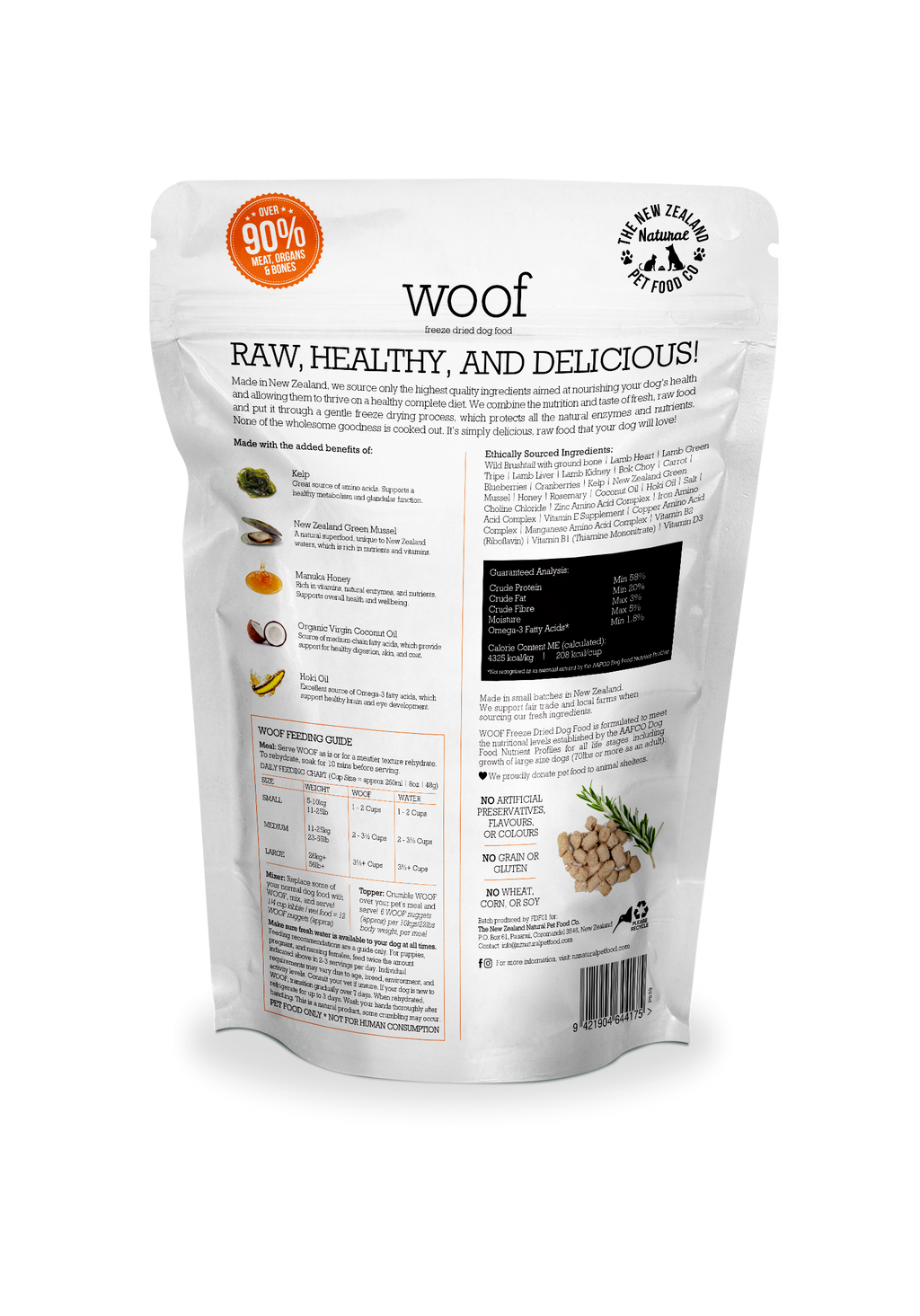 Wild Brushtail Freeze Dried Food