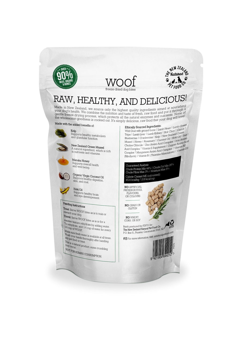 Wild Goat Freeze Dried Dog Food