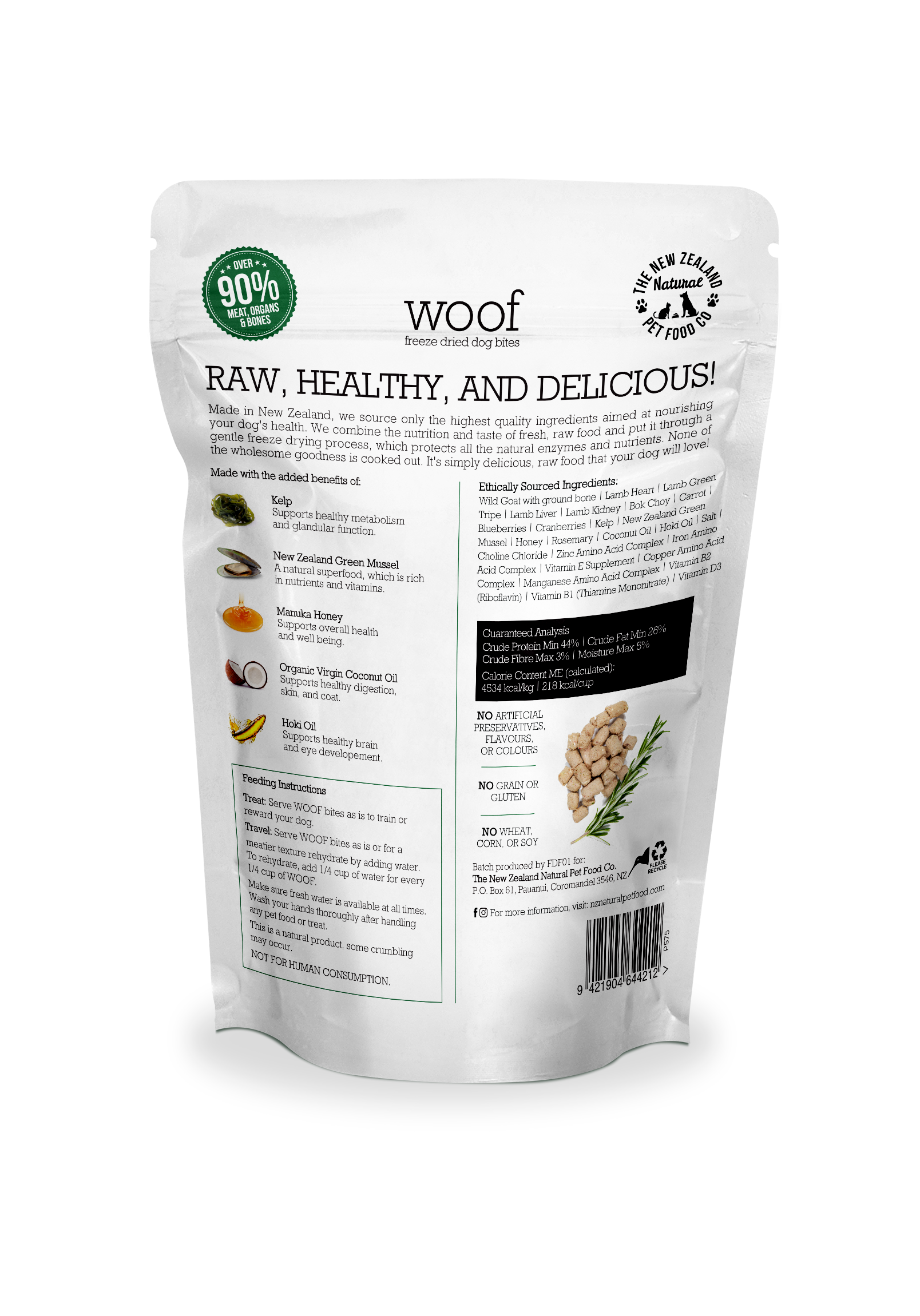 Wild Goat Freeze Dried Dog Food