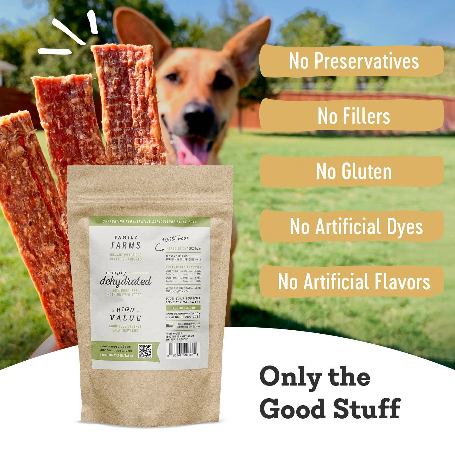 Freeze-Dried Boar Strips
