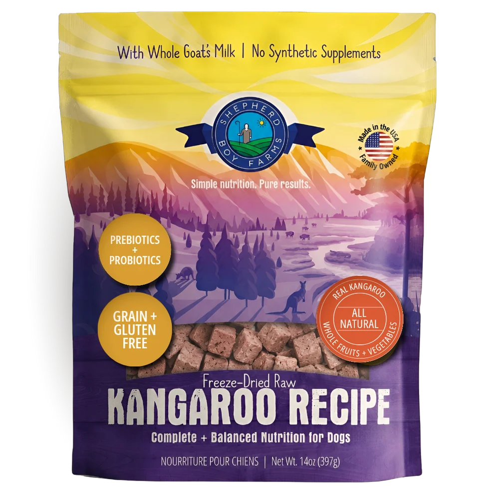Freeze-Dried Kangaroo Recipe for Dogs