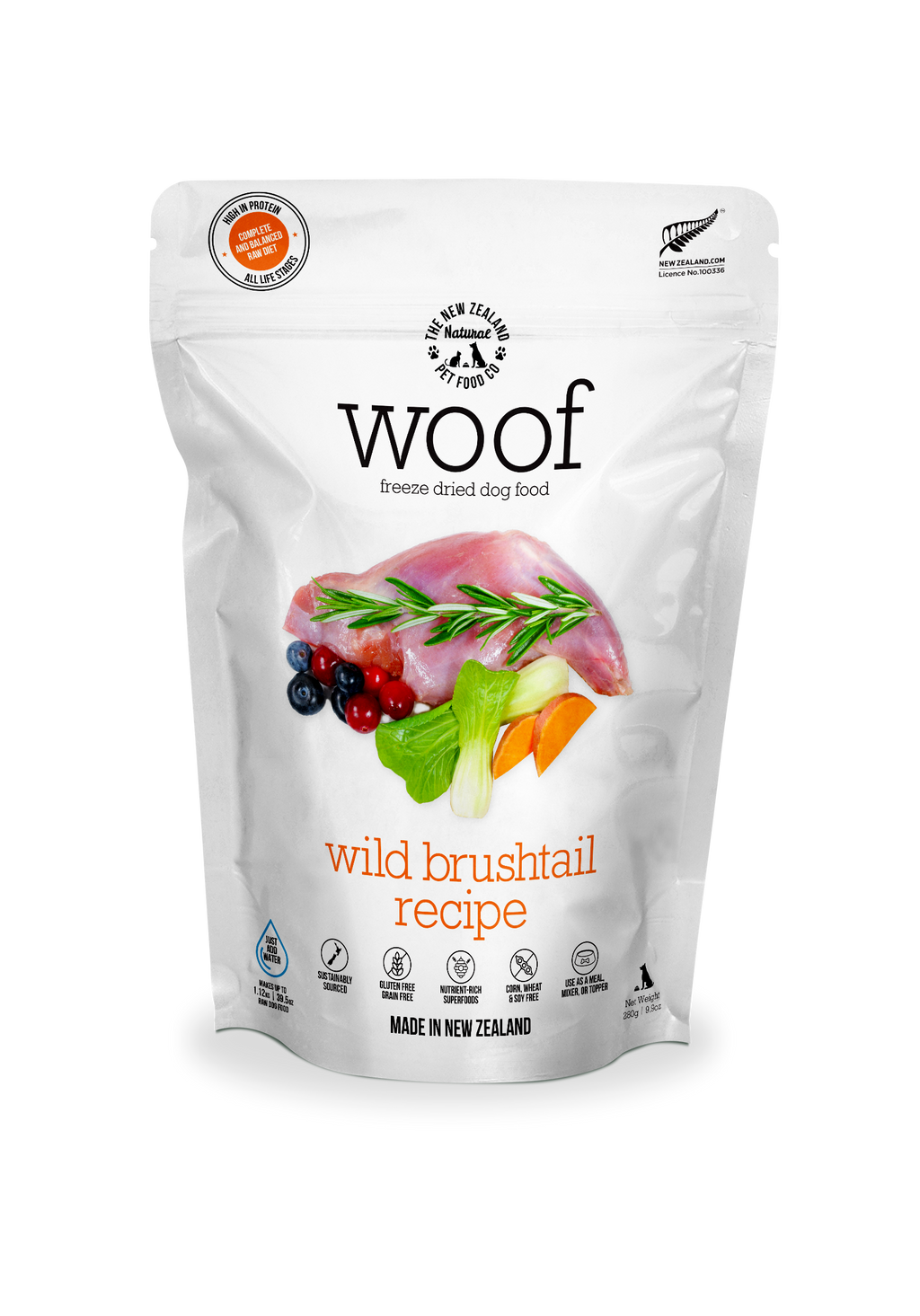 Wild Brushtail Freeze Dried Food