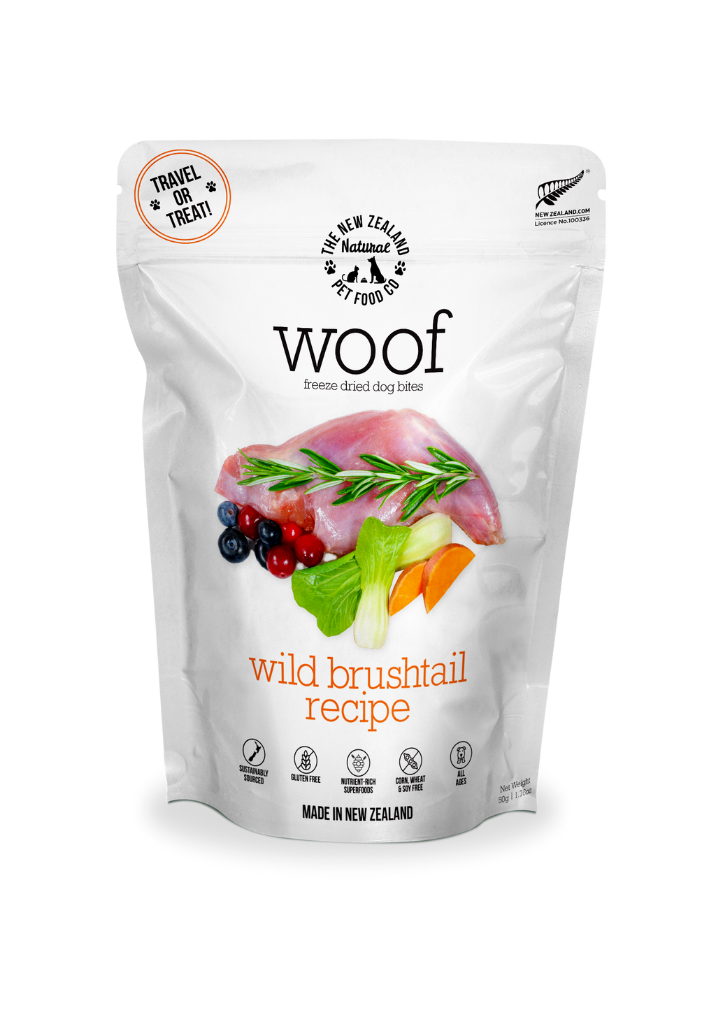 Wild Brushtail Freeze Dried Food