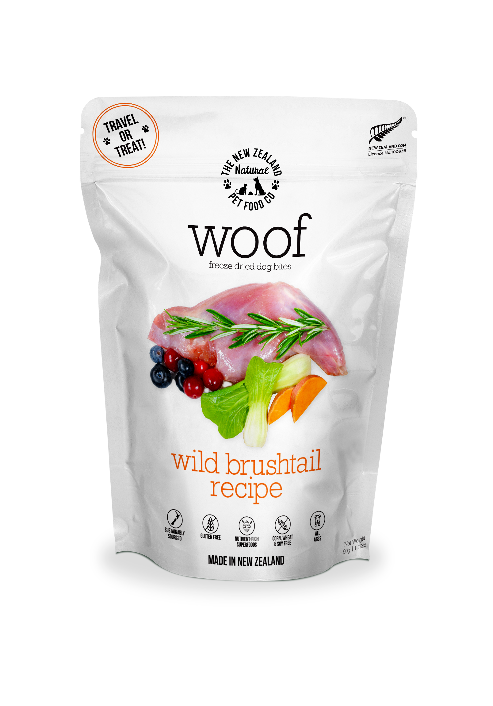 Wild Brushtail Freeze Dried Food