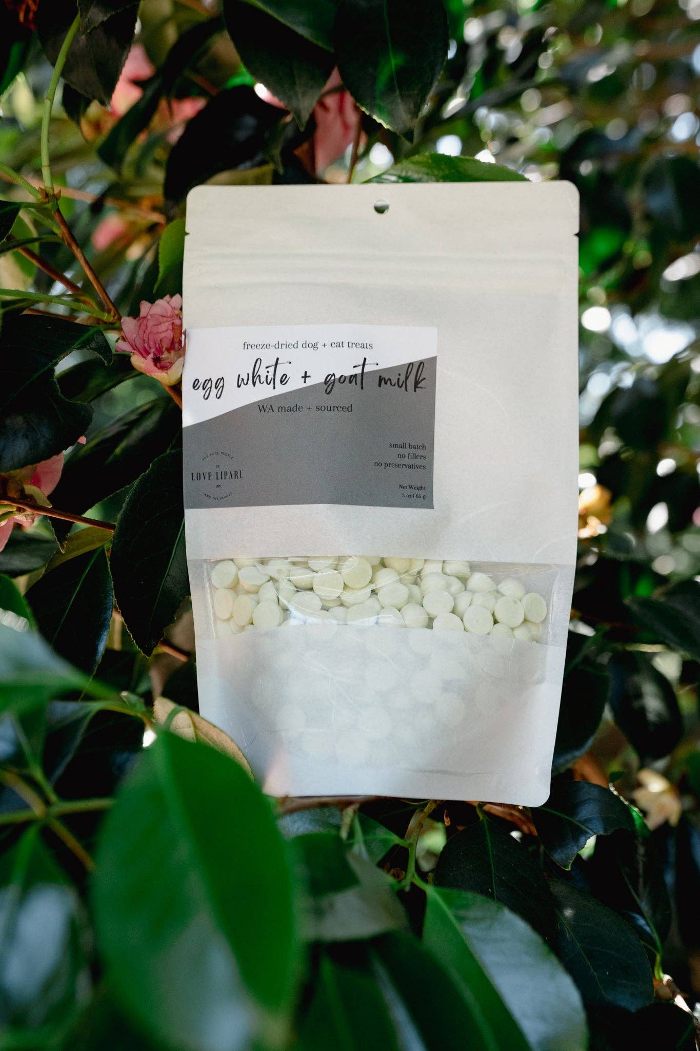 Freeze-Dried Egg White and Goat Milk