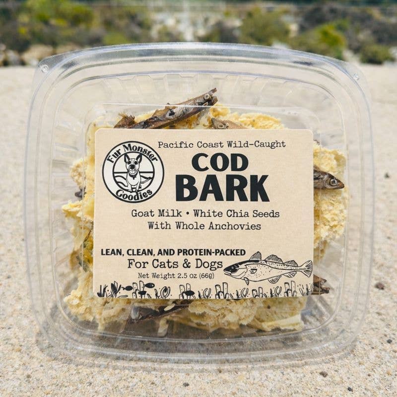 Wild-Caught Cod: Air Dried Jerky Treat