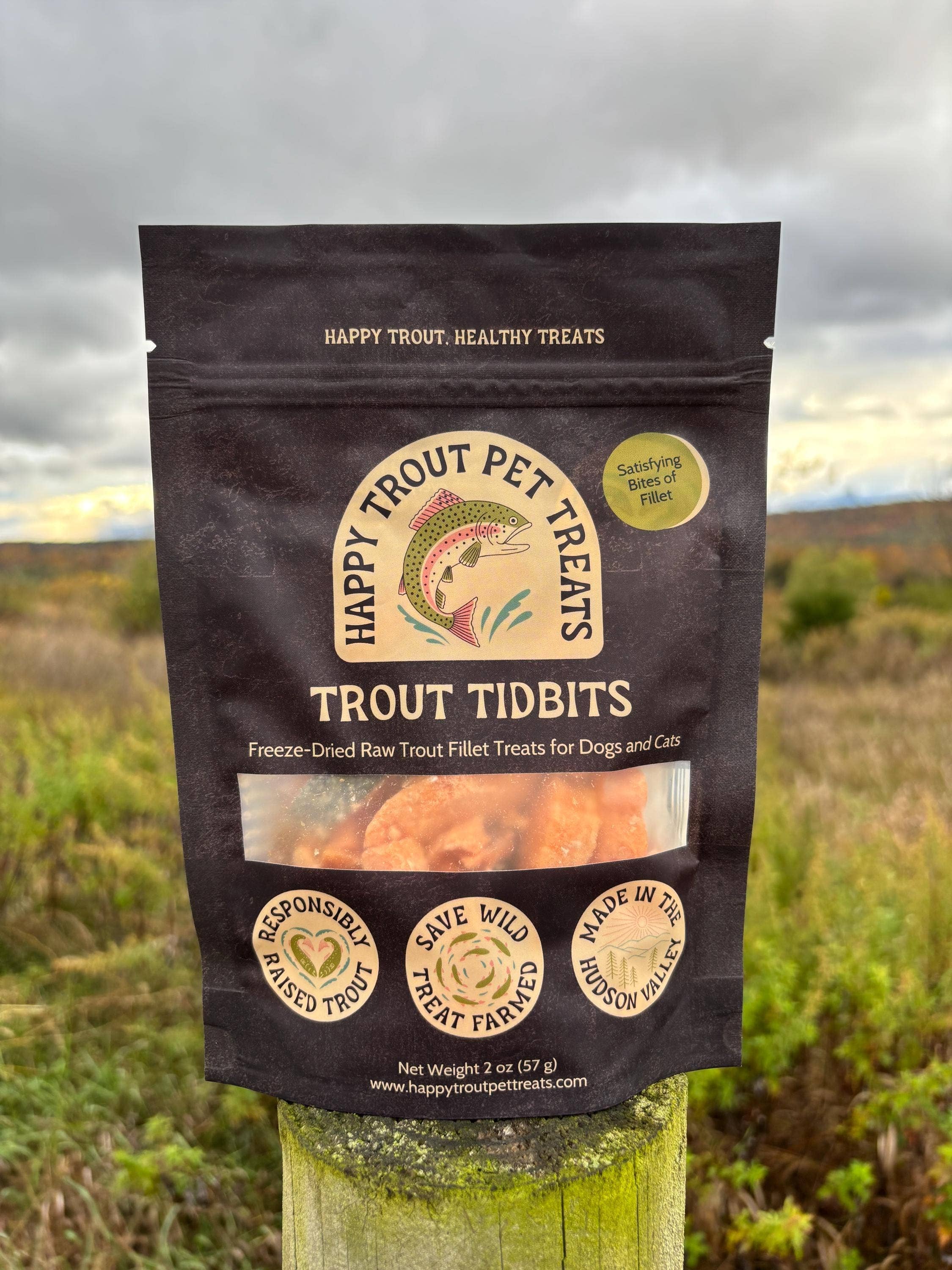 Freeze-dried Trout Tidbits