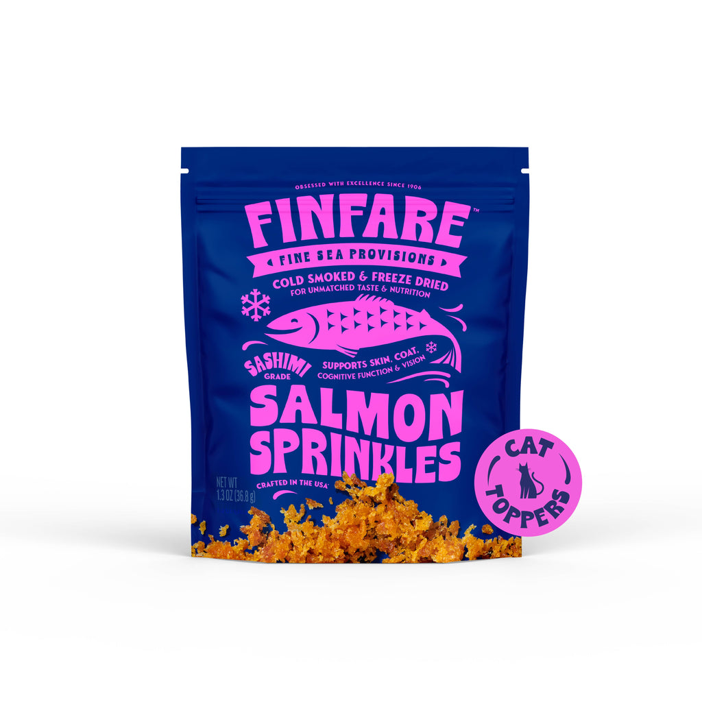 Freeze-Dried Salmon Sprinkles (Topper) for Cats, 1.3oz